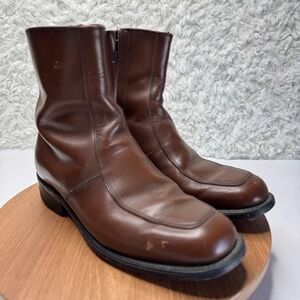 Executive Imperials Brown Leather Ankle Chukka Boots 909 Men's‎ Size 6 E VTG USA